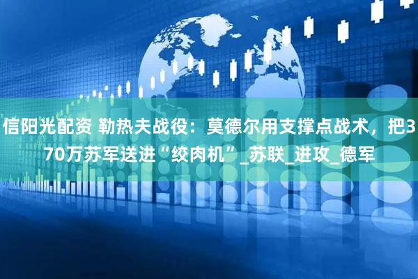 信阳光配资 勒热夫战役：莫德尔用支撑点战术，把370万苏军送进“绞肉机”_苏联_进攻_德军